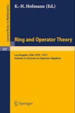 Tulane University Ring and Operator Theory Year, 1970-1971