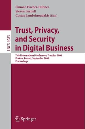 Trust and Privacy in Digital Business