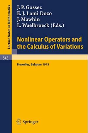 Nonlinear Operators and the Calculus of Variations