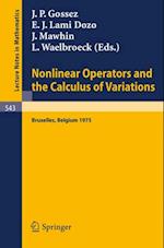 Nonlinear Operators and the Calculus of Variations