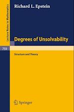 Degrees of Unsolvability