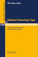 Rational Homotopy Type