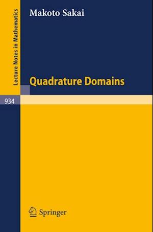Quadrature Domains