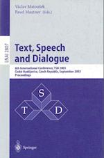 Text, Speech and Dialogue