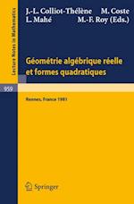 Geometrie algebrique reelle et formes quadratiques