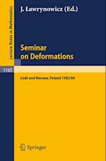 Seminar on Deformations