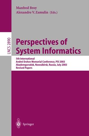 Perspectives of Systems Informatics