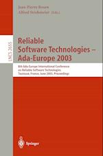 Reliable Software Technologies -- Ada-Europe 2003