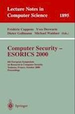 Computer Security - ESORICS 2000