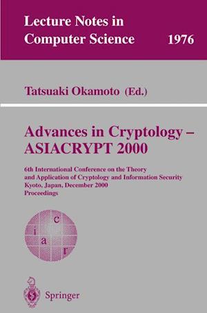 Advances in Cryptology - ASIACRYPT 2000