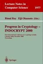 Progress in Cryptology - INDOCRYPT 2000