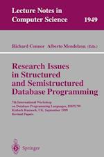 Research Issues in Structured and Semistructured Database Programming