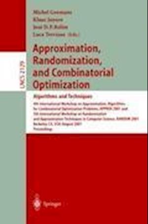 Approximation, Randomization and Combinatorial Optimization: Algorithms and Techniques