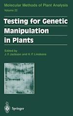 Testing for Genetic Manipulation in Plants