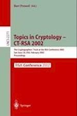 Topics in Cryptology - CT-RSA 2002