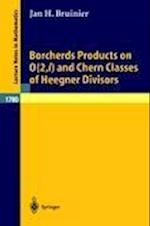 Borcherds Products on O(2,l) and Chern Classes of Heegner Divisors
