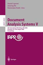 Document Analysis Systems V
