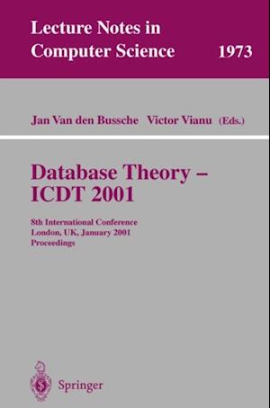 Database Theory - ICDT 2001