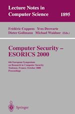 Computer Security - ESORICS 2000