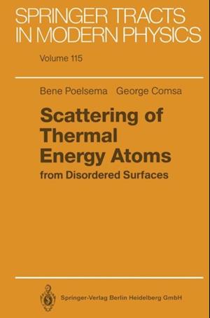 Scattering of Thermal Energy Atoms