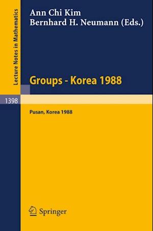 Groups - Korea 1988