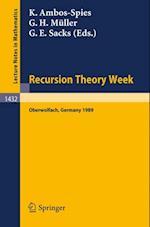 Recursion Theory Week