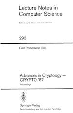 Advances in Cryptology - CRYPTO '87