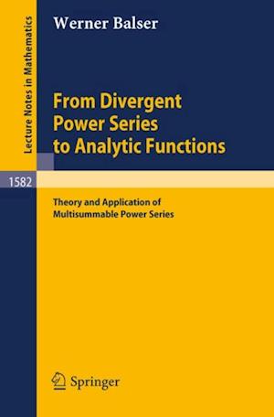 From Divergent Power Series to Analytic Functions