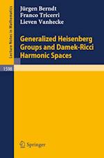 Generalized Heisenberg Groups and Damek-Ricci Harmonic Spaces