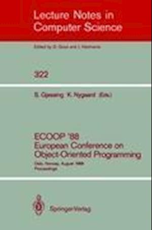 ECOOP '88 European Conference on Object-Oriented Programming