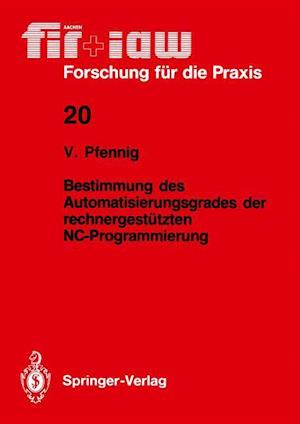 Bestimmung des Automatisierungsgrades der rechnergestützten NC-Programmierung