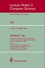 TAPSOFT '89: Proceedings of the International Joint Conference on Theory and Practice of Software Development Barcelona, Spain, March 13-17, 1989