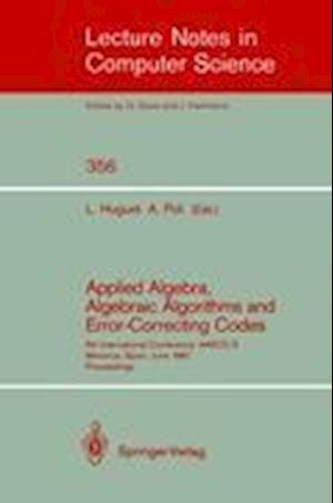 Applied Algebra, Algebraic Algorithms and Error-Correcting Codes