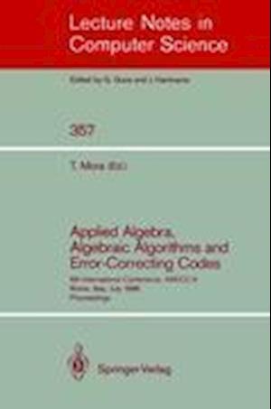 Applied Algebra, Algebraic Algorithms and Error-Correcting Codes