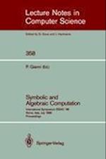 Symbolic and Algebraic Computation