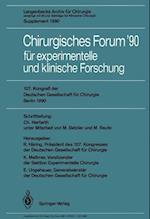 107. Kongreß der Deutschen Gesellschaft für Chirurgie Berlin, 17.–21. April 1990
