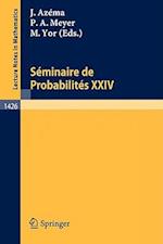 Seminaire de Probabilites XXIV 1988/89