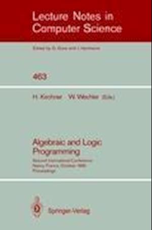 Algebraic and Logic Programming