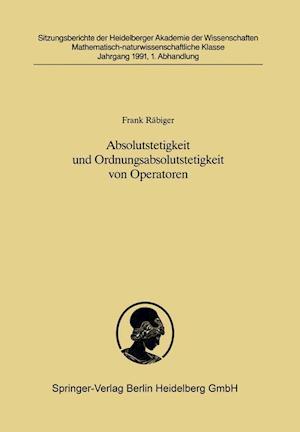 Absolutstetigkeit und Ordnungsabsolutstetigkeit von Operatoren