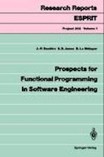 Prospects for Functional Programming in Software Engineering