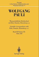 Wolfgang Pauli : Scientific Correspondence with