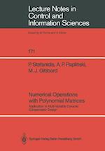 Numerical Operations with Polynomial Matrices