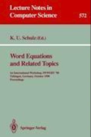 Word Equations and Related Topics