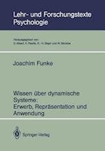 Wissen Über Dynamische Systeme: Erwerb, Repräsentation Und Anwendung