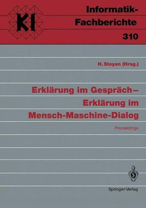 Erklärung im Gespräch — Erklärung im Mensch-Maschine-Dialog