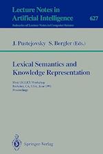 Lexical Semantics and Knowledge Representation