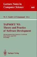 TAPSOFT '93: Theory and Practice of Software Development