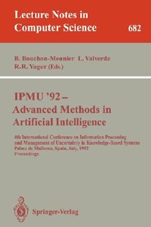 IPMU'92 - Advanced Methods in Artificial Intelligence