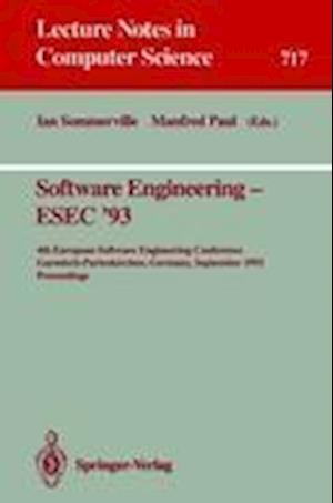 Software Engineering - ESEC '93