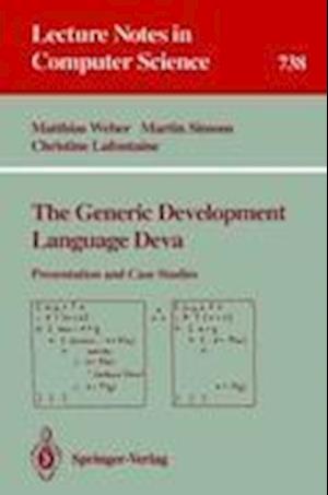 The Generic Development Language Deva